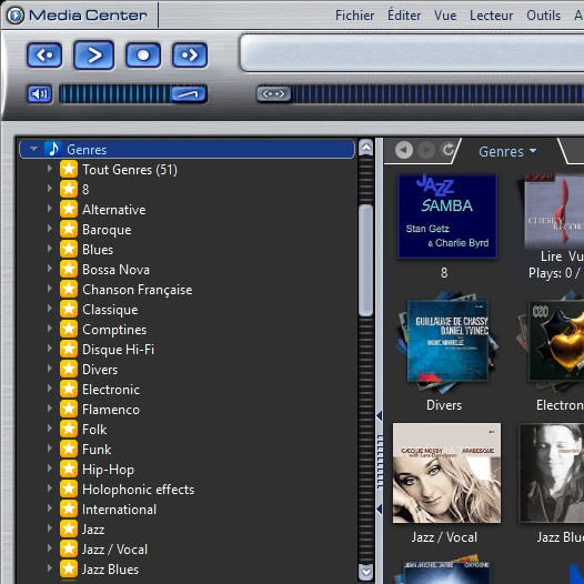 Les genres musicaux sous jriver