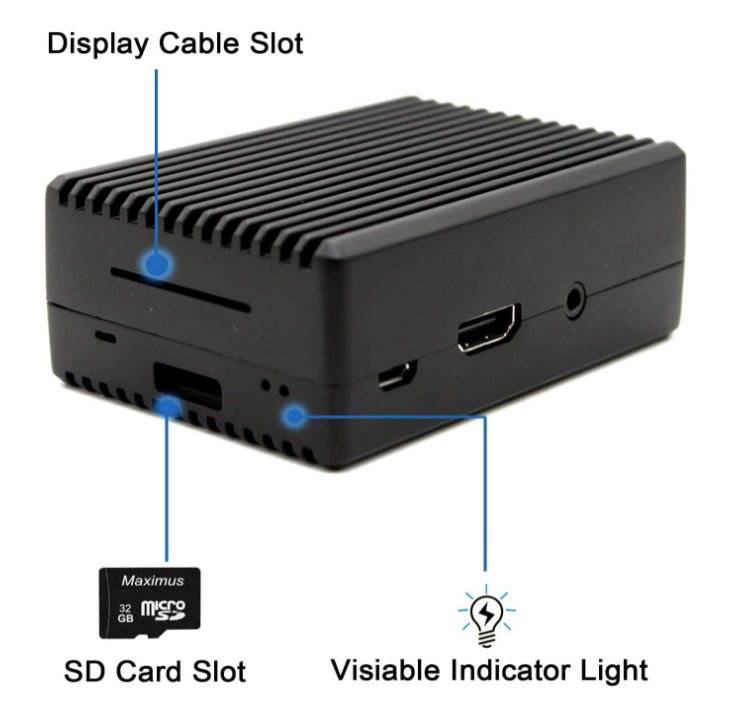 Boitier alu pour RPI Vue 2